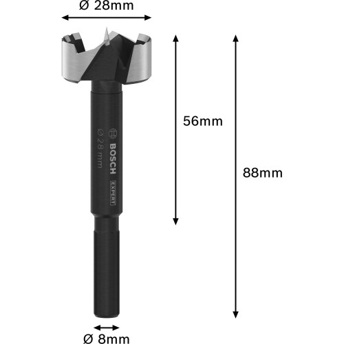 Broca Forstner EXPERT Wood, 28 mm