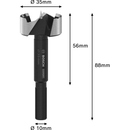 Broca Forstner EXPERT Wood, 35 mm