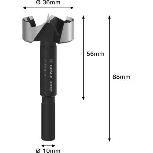 Broca Forstner EXPERT Wood, 36 mm