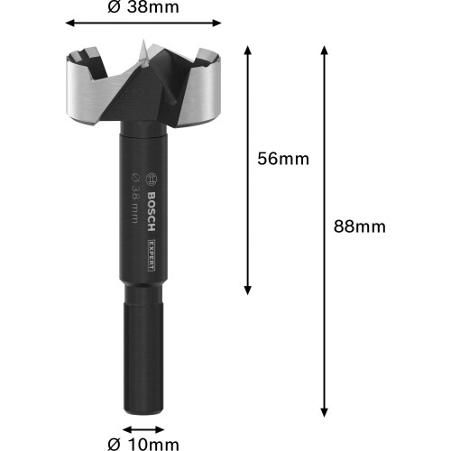 Broca Forstner EXPERT Wood, 38 mm