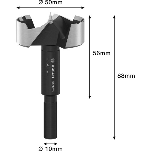 Broca Forstner EXPERT Wood, 50 mm