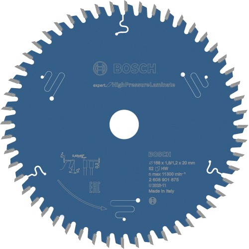 Expert for High Pressure Laminate 168x20x1,8/1,2 mm, T52