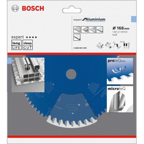 Expert for Aluminium 168x20x1,8/1,2x52T