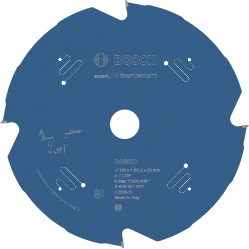 Expert for Fiber Cement 168x20x1,8/1,2 mm, T4