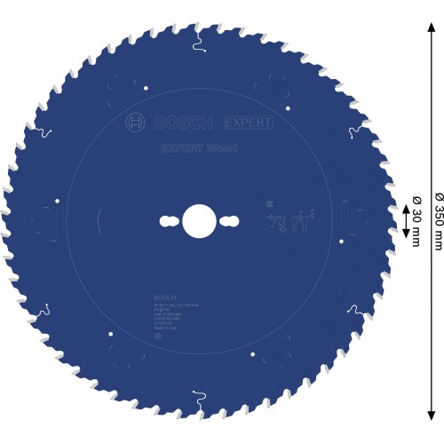 Hoja de sierra circular EXPERT Wood, 350 x 3,5/2,5 x 30 mm, T54