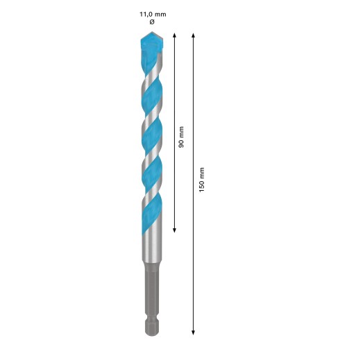 Broca EXPERT HEX-9 Multi Construction, 11x90x150