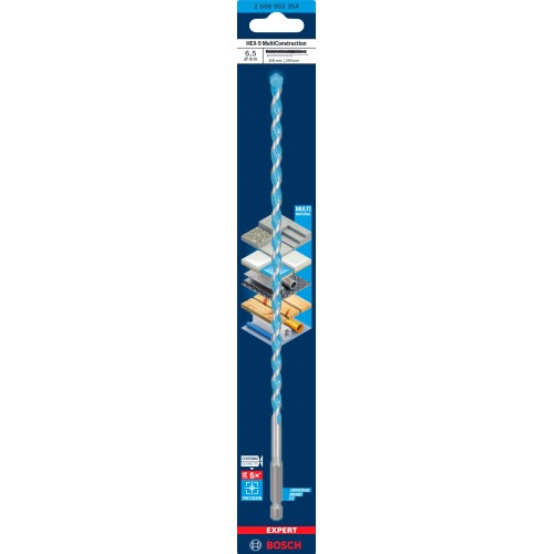 Broca EXPERT HEX-9 Multi Construction, 6,5x200x250