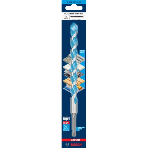Broca EXPERT HEX-9 Multi Construction, 14x150x200