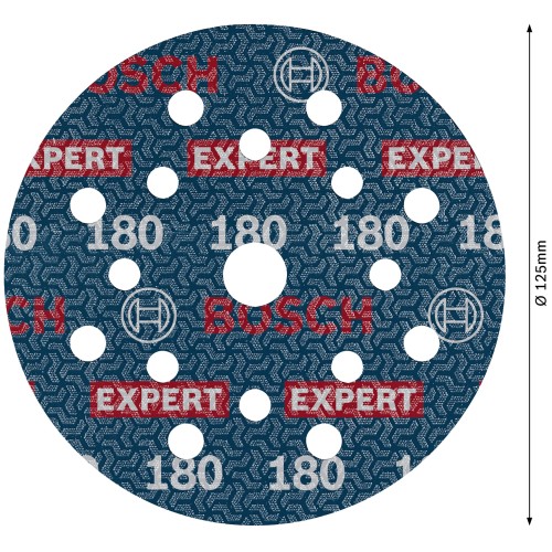 Disco de lija para láminas EXPERT O780, 125 mm, G180