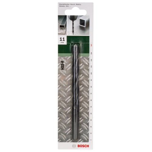 Broca para metal HSS-R, DIN 338D = 11,0 mm; L = 142 mm