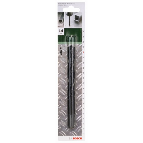 Broca para metal HSS-R, DIN 338D = 14,0 mm; L = 160 mm