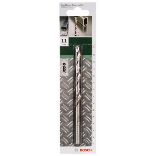 Broca para metal HSS-G, DIN 338D = 11,0 mm; L = 142 mm