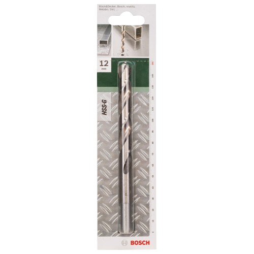 Broca para metal HSS-G, DIN 338D = 12,0 mm; L = 151 mm