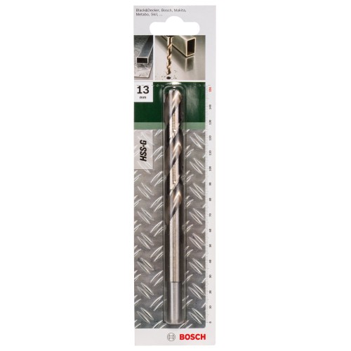 Broca para metal HSS-G, DIN 338D = 13,0 mm; L = 151 mm
