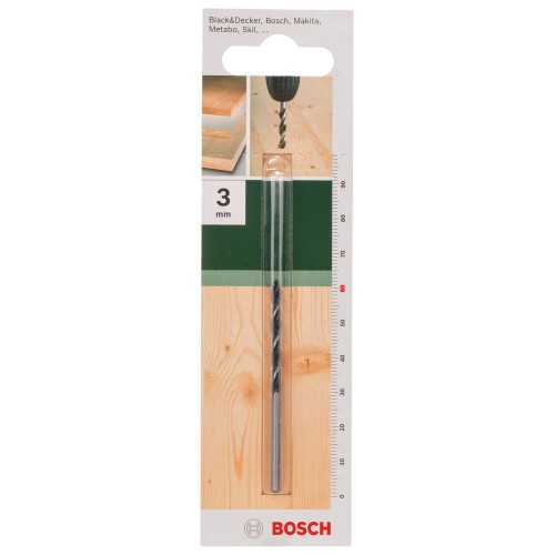 Brocas helicoidales para maderaD = 3,0 mm; L = 60 mm