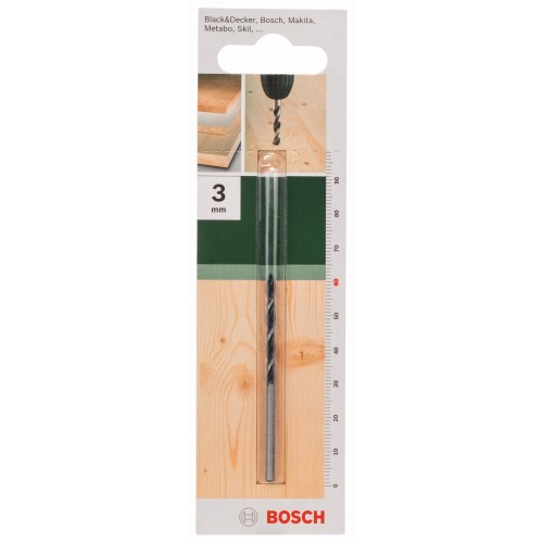 Brocas helicoidales para maderaD = 3,0 mm; L = 60 mm