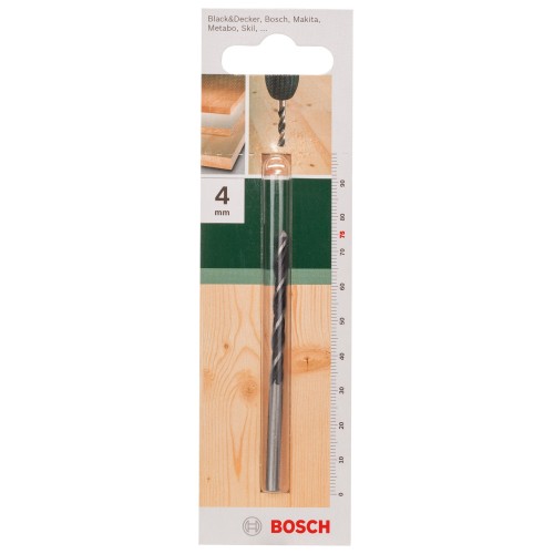 Brocas helicoidales para maderaD = 4,0 mm; L = 75 mm