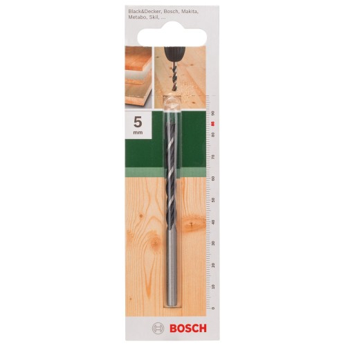Brocas helicoidales para maderaD = 5,0 mm; L = 85 mm