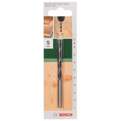 Brocas helicoidales para maderaD = 5,0 mm; L = 85 mm