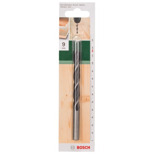 Brocas helicoidales para maderaD = 9,0 mm; L = 116 mm