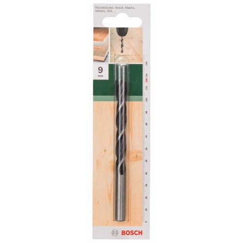 Brocas helicoidales para maderaD = 9,0 mm; L = 116 mm