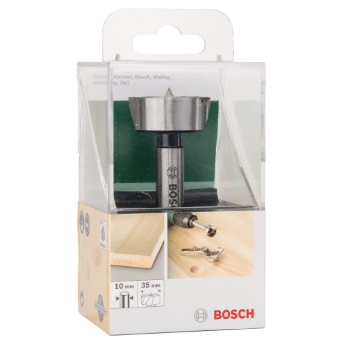 Broca fresadora para madera, DIN 7483 GD = 35,0 mm; L = 90 mm