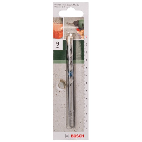 Broca para hormigón según la norma ISO 5468D = 9,0 mm; L = 120 mm
