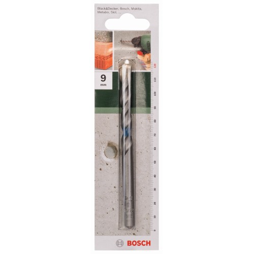 Broca para hormigón según la norma ISO 5468D = 9,0 mm; L = 120 mm