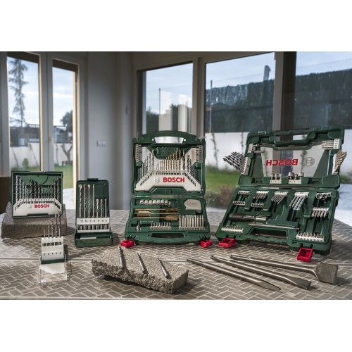 Set de brocas de martillos perforadores SDS plus de 7 piezas5,0x110; 6,0x110; 8,0x110; 6,0x160; 8,0x160; 10,0x160; 12,0x160 mm