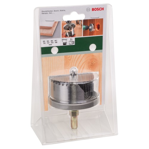 Set de 8 coronas de sierra25; 32; 38; 44; 51; 57; 63; 68 mm