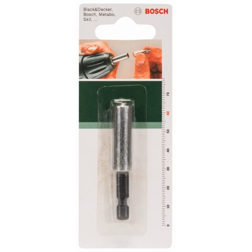 Portapuntas universalVástago hexagonal exterior de 1/4" sin anillo elástico