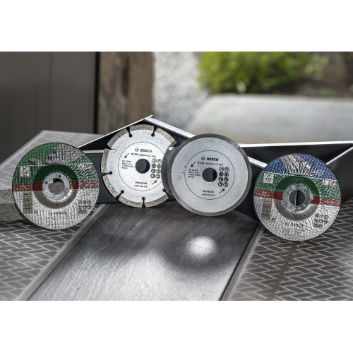 Set de discos de tronzar de 5 piezas, acodado para metalD = 125 mm