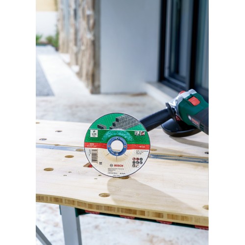 Set de discos de tronzar de 5 piezas, acodado para piedraD = 115 mm