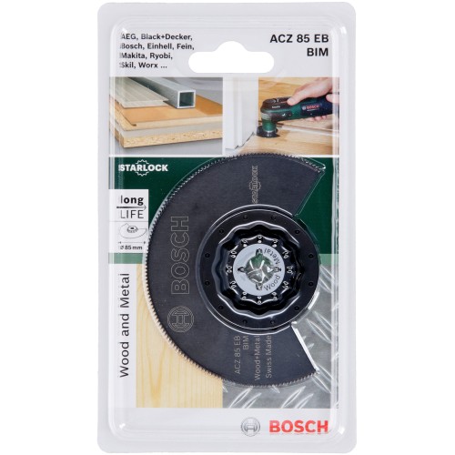 Hoja de sierra segmentada Starlock BIM ACZ 85 EB Wood and Metal85 mm