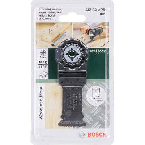Hoja de sierra de inmersión Starlock BIM AIZ 32 APB Wood and Metal50 x 32 mm