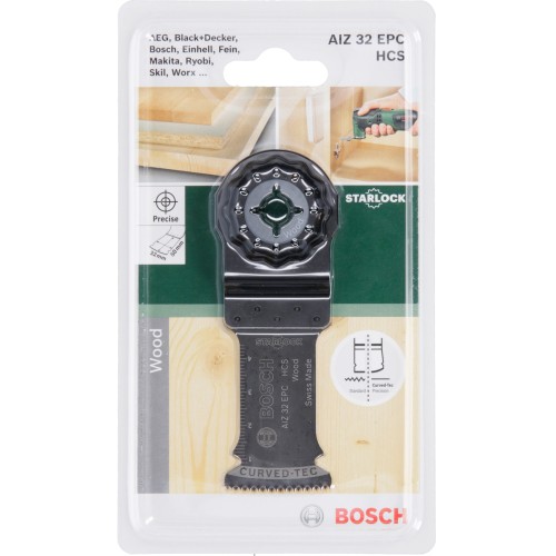 Hoja de sierra de inmersión Starlock HCS AIZ 32 EPC Wood50 x 32 mm