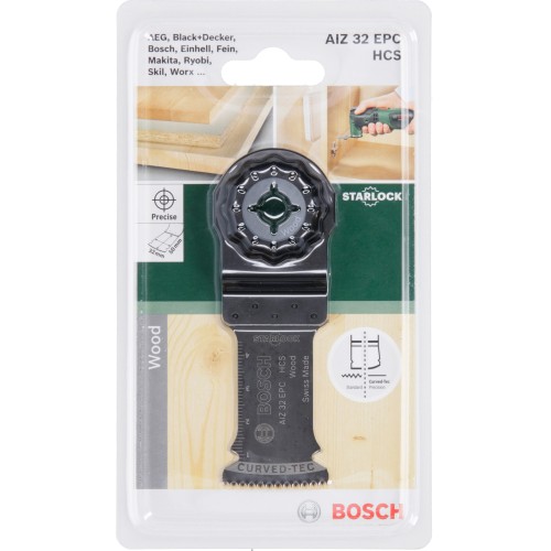 Hoja de sierra de inmersión Starlock HCS AIZ 32 EPC Wood50 x 32 mm