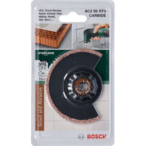 Hoja de sierra segmentada Starlock Carbide RIFF ACZ 85 RT385 mm