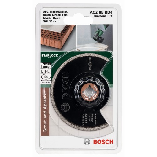 Hoja de sierra segmentada Starlock Diamant RIFF ACZ 85 RD485 mm