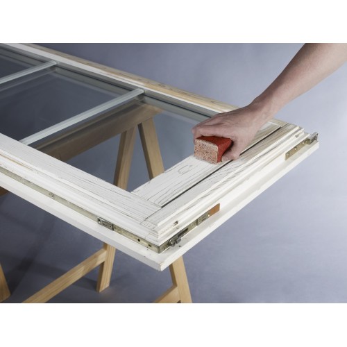 Hoja de lija manual para madera y pintura, 230 x 280 mm, P80