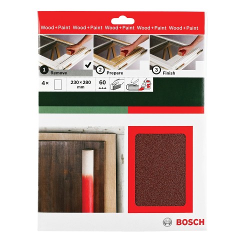 Hoja de lija manual Universal Remove, 230 x 280 mm, P60
