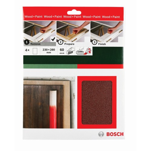 Hoja de lija manual Universal Remove, 230 x 280 mm, P60