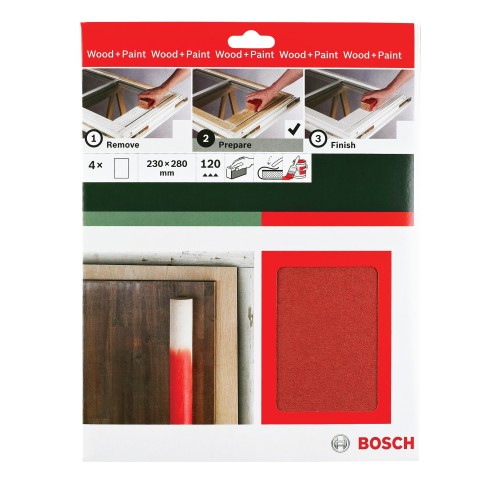 Hoja de lija manual Universal Remove, 230 x 280 mm, P120