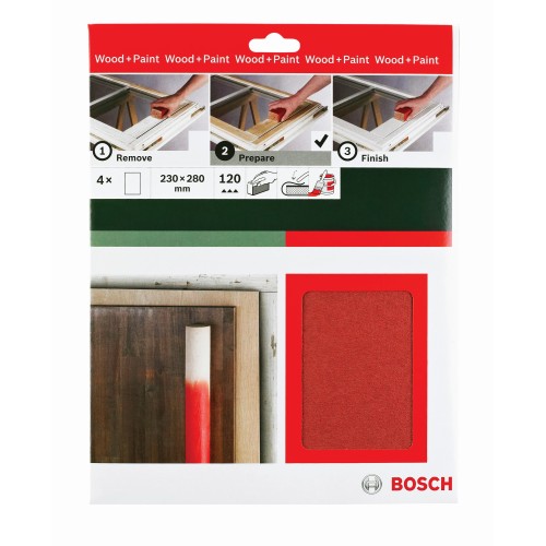 Hoja de lija manual Universal Remove, 230 x 280 mm, P120