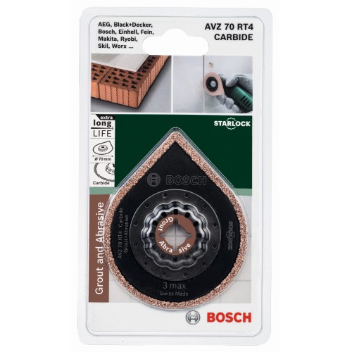 Rascador de mortero Starlock Carbide RIFF AVZ 70 RT4, 3 máx.70 mm