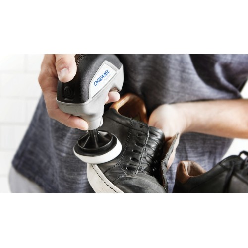 Paquete de almohadillas de pulido Dremel PC366 Versa para una limpieza delicada y un pulido más rápido y sencillo con la herramienta de limpieza de alta velocidad Dremel Versa, 3 almohadillas