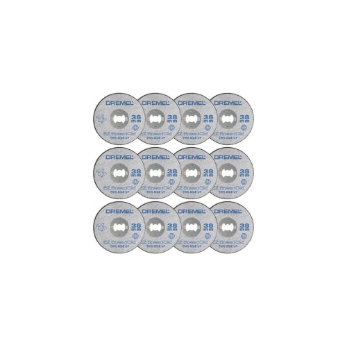 DREMEL® EZ SpeedClic: kit de 12 unidades de discos de corte para metal.