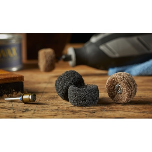 DREMEL® MAX EZ SpeedClic: discos de pulir abrasivos de acabado, granos 180 y 280