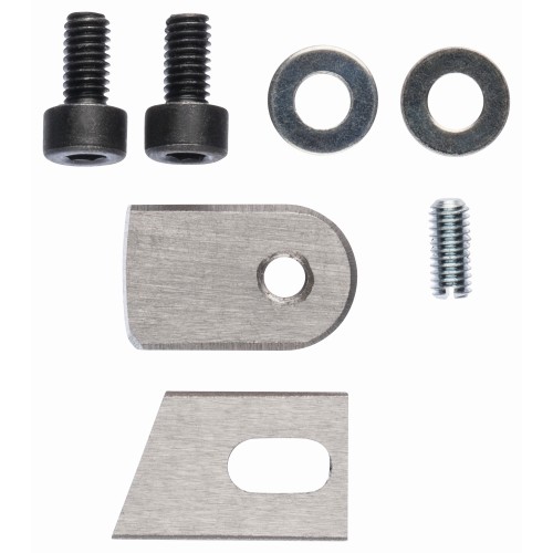 Set de hojas de cizalla de 5 unidades para cizallas universales GSC 1.6, láminas metálicas
