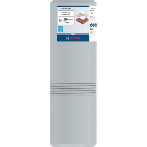 Corona PRO SDS max-5 de una pieza, 82 x 80 x 160 mm